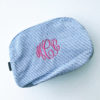 Dopp Kit Toiletry Bag with Monogram {Navy Seersucker} HID - Image 4