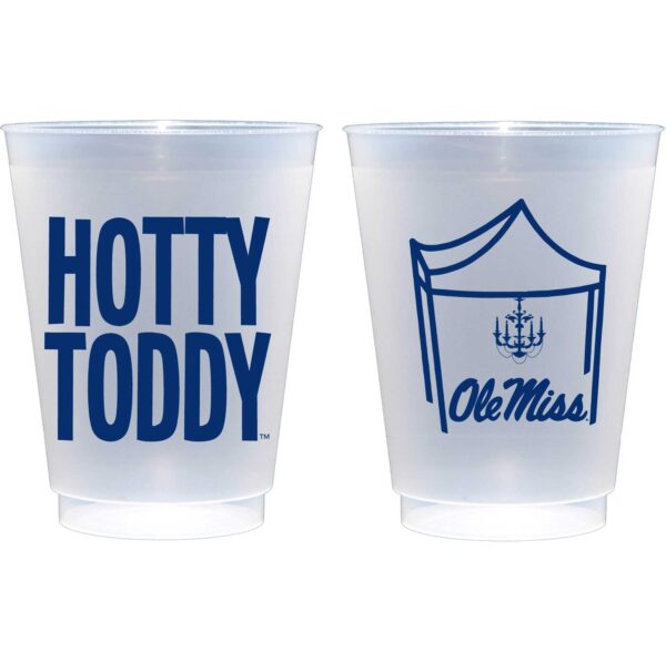 Ole Miss/Hotty Toddy Football Tailgate Tent {Frosted Cup 10 Pack}