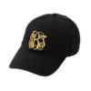 Monogram Baseball Cap {Black} - Image 5