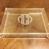 Personalized Clear Acrylic Large Catch All Box - Image 2