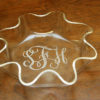 Personalized Clear Acrylic Sunflower Bowl 8" - Image 2