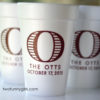 Personalized Styrofoam Cups for Wedding {4 oz - 32 oz} - Image 4