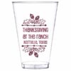 Custom Printed Clear Hard Plastic Cups for Thanksgiving {All Sizes} - Image 3