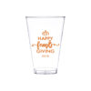 Custom Printed Clear Hard Plastic Cups for Thanksgiving {All Sizes} - Image 4