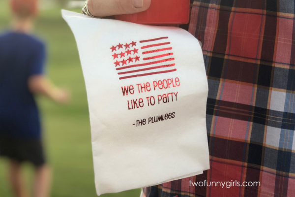 Linun (Linen Like) Paper Napkins for Patriotic Party - All Colors