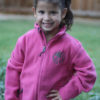 Monogrammed Fleece Jacket for Girls {Royal Blue} - Image 3