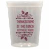 Personalized Stadium Cups for Thanksgiving {16 oz} - Image 6