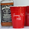 Personalized Soft Sided 16 oz. Custom Solo Party Cups {All Colors} - Image 2
