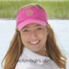 Monogram Sun Visor {Hot Pink} - Image 3