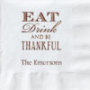 Personalized Thanksgiving 3-Ply Paper Napkins - Image 3