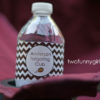 Personalized  Water Bottle Wrap Stickers {Football Tailgate} - Image 2