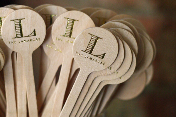 Cocktail and Coffee Stirrers Wood Drink Stirrers Personalized