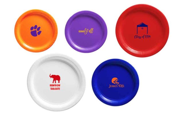 Personalized Disposable Paper Plate {Football Tailgate}