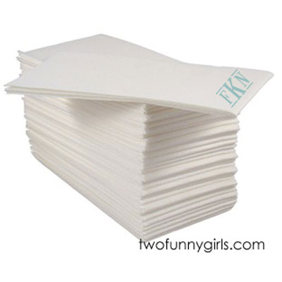 Personalized guest sales towel napkins