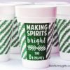 Personalized Styrofoam Cups for Christmas {All Sizes} - Image 4