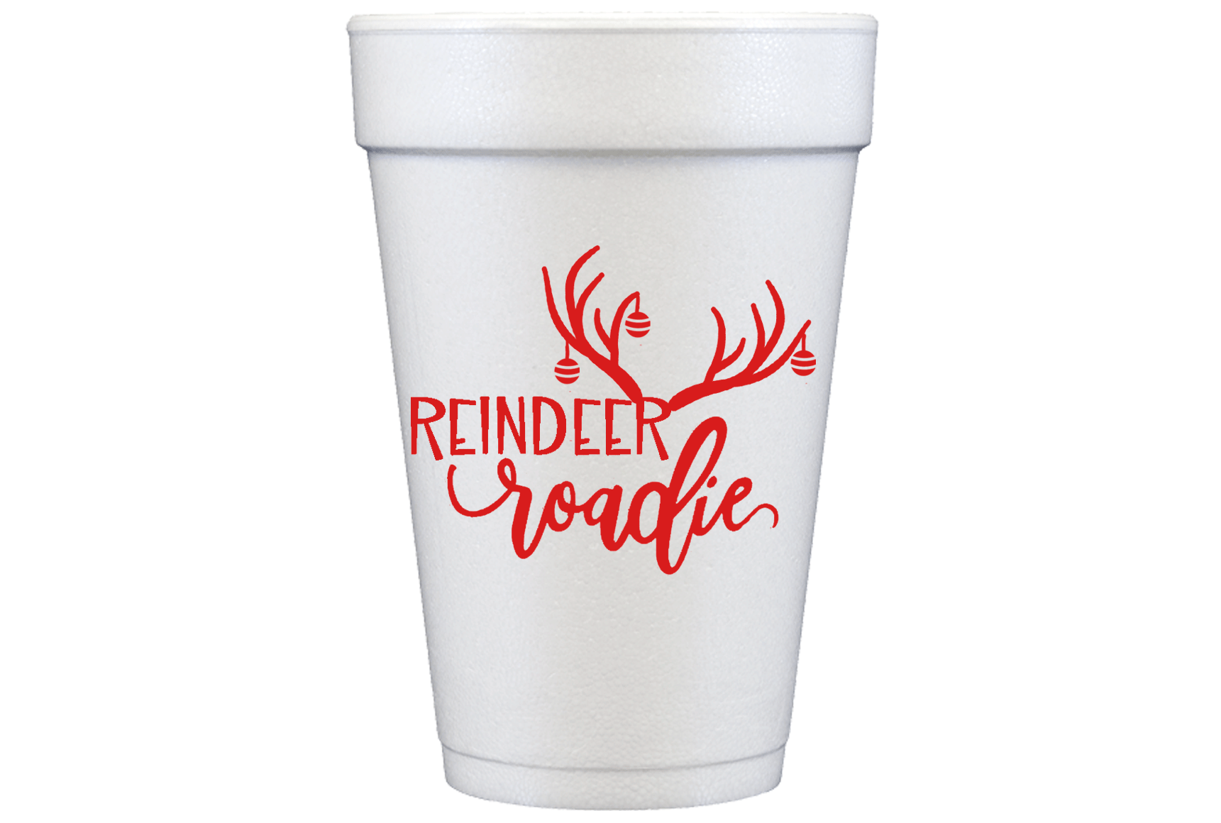 Christmas Styrofoam Cup Bulk Print