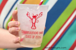 Personalized Shatterproof Roadie Cups for Graduation {All Sizes}