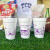 Texas Christian University (TCU) Campus Skyline - Fort Worth {Foam Cup 10 Pack} - Image 4