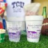 Texas Christian University (TCU) Campus Skyline - Fort Worth {Shatterproof Cup 10 Pack} - Image 6