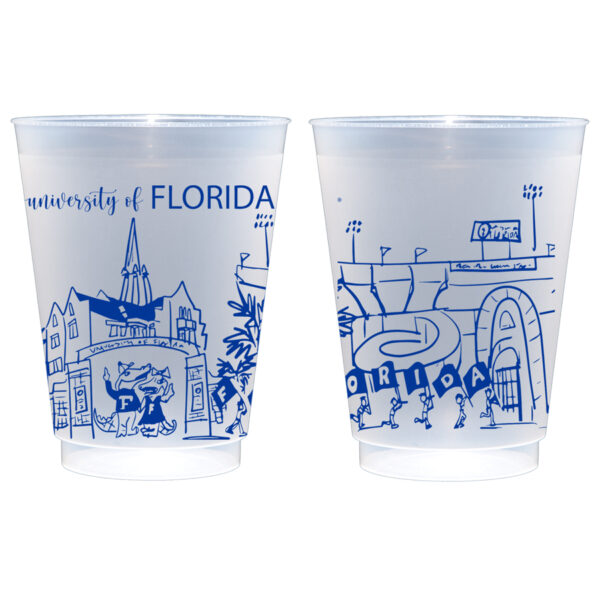 University of Florida Campus Skyline {Frosted Roadie Cup 10 Pack}