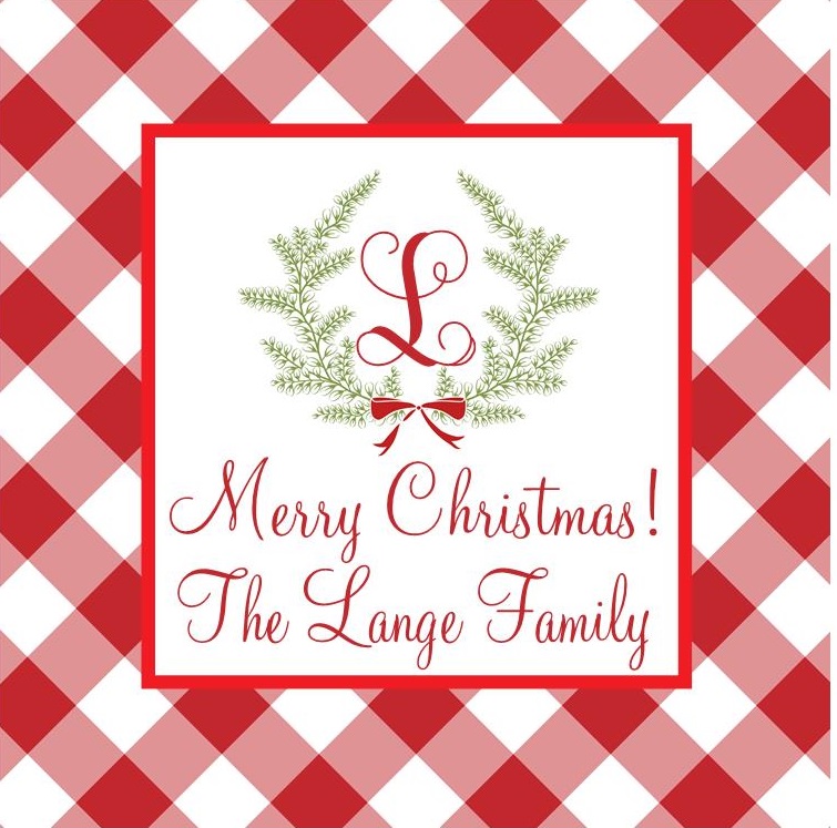 christmas Gift Labels,Personalized Christmas Gift Stickers,Merry