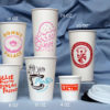 Personalized Halloween Paper Cider Cups