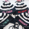 Personalized Earflap Knit Hat for Kids with Name {Stripes} - Image 2