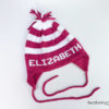 Personalized Earflap Knit Hat for Kids with Name {Stripes} - Image 5
