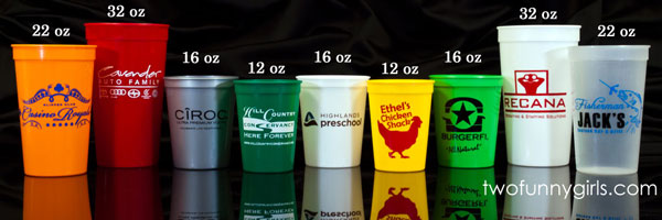 The Cup - Double Walled Custom Stadium Cups - 16 oz. $2.24