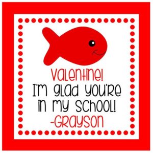 Valentine's Day  Sticker - Fish
