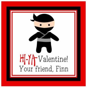 Valentine's Day Sticker - Ninja