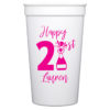 Personalized Birthday Party Plastic Stadium Cups {22 oz} - Image 2