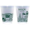 Shatterproof Roadie Cup 10 Pack {Baylor University Landmarks-Waco, Texas Campus Skyline} - Image 2