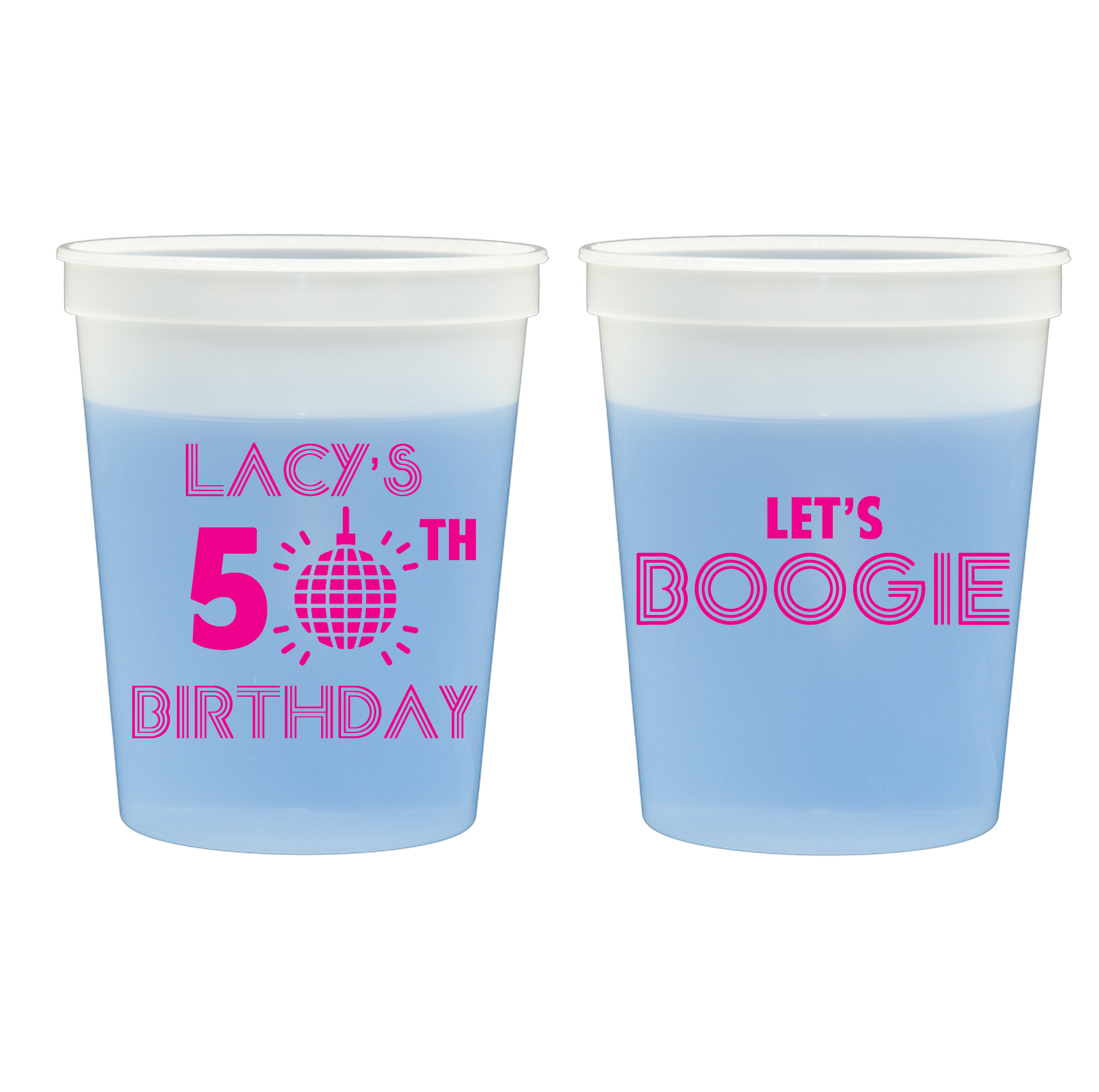Red, White and TWO 4th of July Second Birthday Personalized Stadium Plastic  Cups Birthday Stadium Cups Birthday Party Favor 