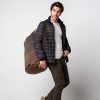 Waxed Canvas Duffle Laundry Bag with Monogram {Browns} - Image 2
