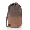 Waxed Canvas Duffle Laundry Bag with Monogram {Browns} - Image 3