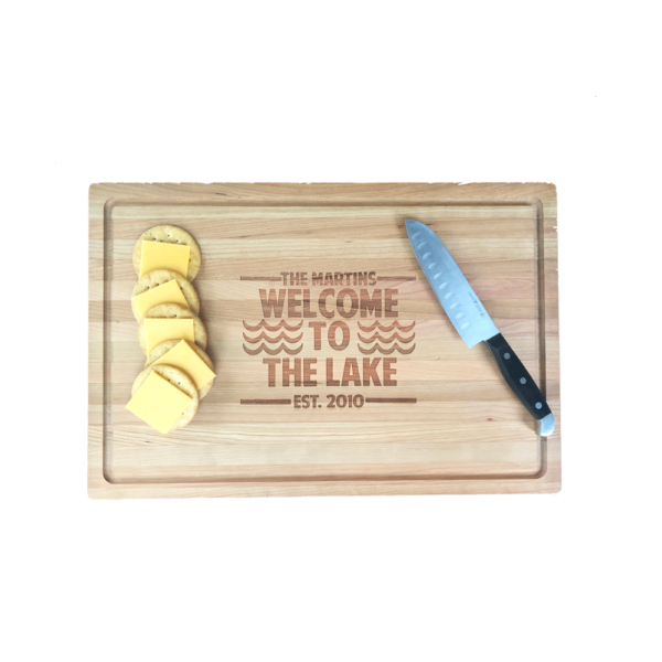 Wood Cutting Board for Lakehouse, Pool, Beach {All Sizes}