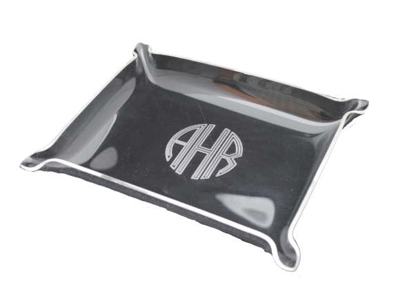 Personalized Clear Acrylic Pinch Tray