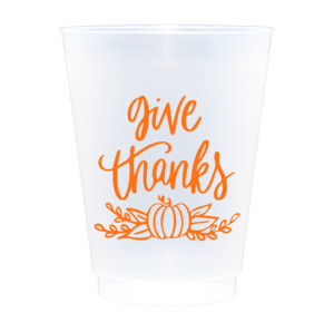 Thanksgiving Frost Cup 8 Pk {Give Thanks}