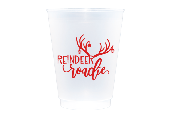 Christmas Shatterproof Cups 10 Pack Sleeve {Reindeer Roadie}