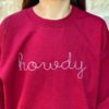 Crewneck Sweatshirt with Hand Stitched Font {Adult Sizes} - Image 3