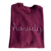 Crewneck Sweatshirt with Hand Stitched Font {Adult Sizes} - Image 12