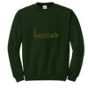Crewneck Sweatshirt with Hand Stitched Font {Adult Sizes} - Image 4