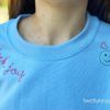 Crewneck Sweatshirt with Hand Stitched Font {Adult Sizes} - Image 2