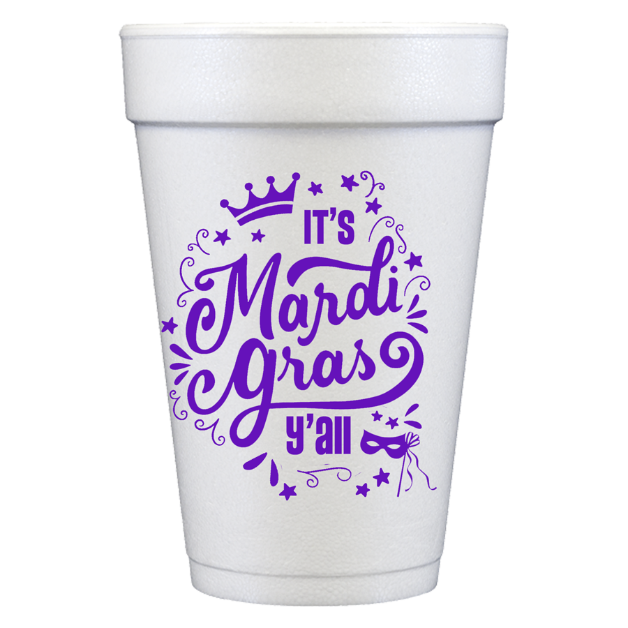 mardi gras cup designs