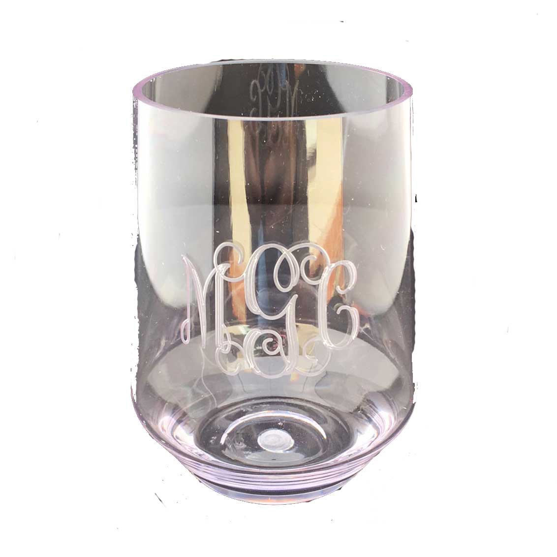 Personalized Acrylic Wine Glasses