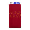 Neoprene Collapsible 12 oz Slim Can Cooling Sleeve for Graduation {Qty 12+} - Image 4