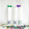 Mardi Gras Styrofoam Cup - Mardi Gras Icons Wrap- 10 Pack Sleeve - Image 5