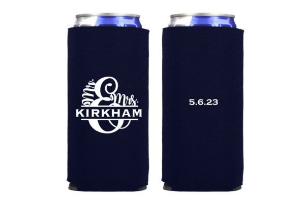 Slim Can Cooling Sleeve for Wedding {Qty 12+}