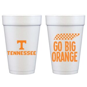 University of Tennessee - Logo/Go Big Orange {Foam Cup 10 Pack}